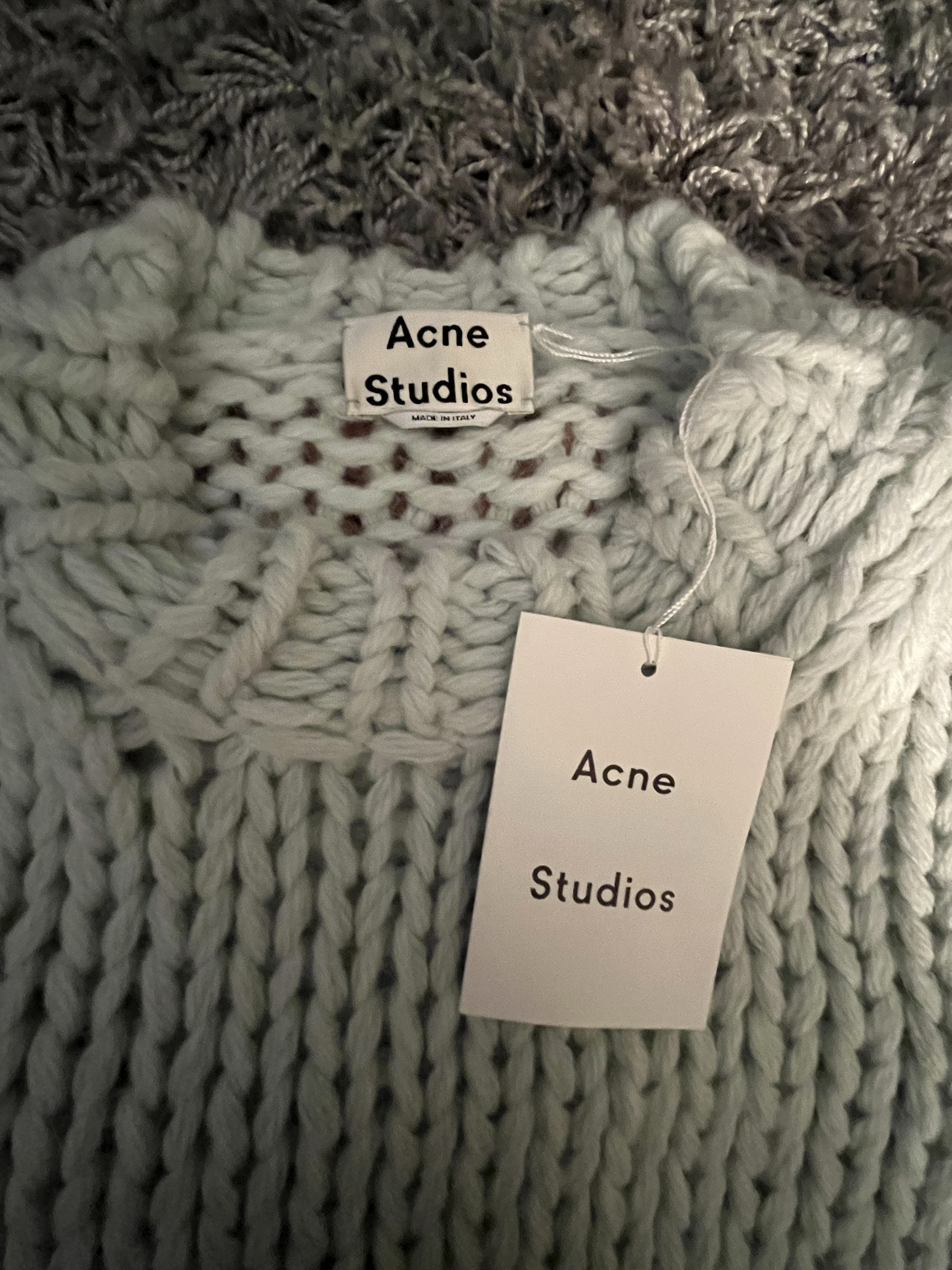 Nuevo con etiquetas Acne Studios Kirene Dip Dye Suéter - Imagen 11 de 12