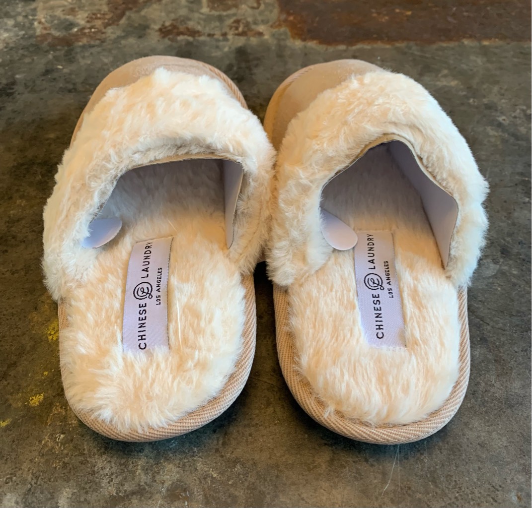 Chinese Laundry Koda Fur Lined Warm Cozy Casual Slippers Women's Size S/XS  Shoe | eBay