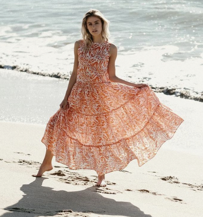 open lace back dress Lisa Metallic Polka Dot Sleeveless Maxi Dress main image 0