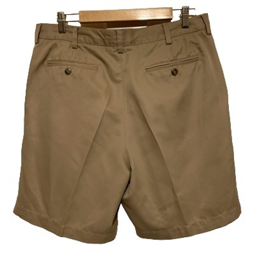 Croft & Barrow Size 34 Tan Pleated Casual Shorts eBay